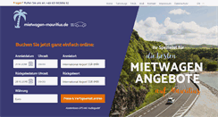 Desktop Screenshot of mietwagen-mauritius.de